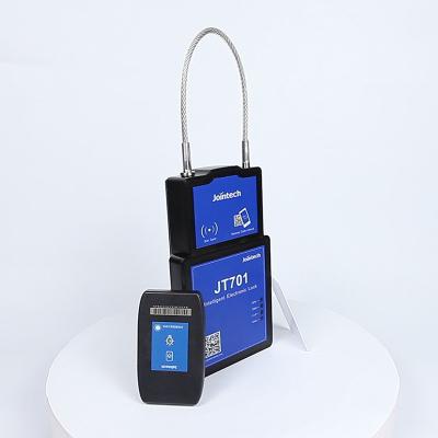 China IOT BT Container GPS Electronic Lock 15600mAh With Temp Monitoring  Devices for sale