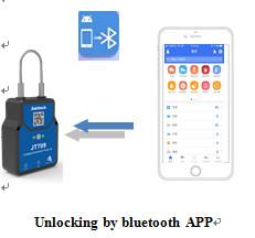 China GPS GSM Electronic Bluetooth Padlock Logistic Supply Chain 4500mAh for sale