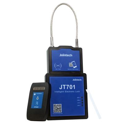 China Remote Location GPS Tracking Padlock Jointech JT701 GPRS RFID 4G GSM for sale