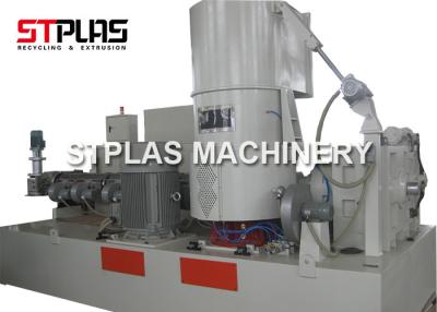China PP PE Film Plastic Agglomerator Machine / Plastic Pelletizing Line Single Screw for sale