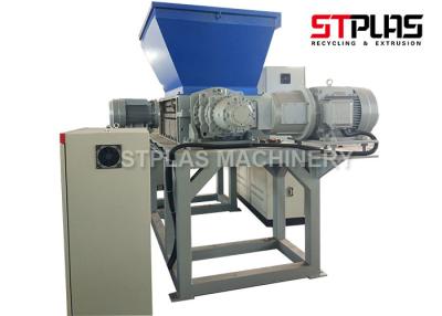China Waste Film Plastic Shredder Machine , Double Roller Plastic Recycling Crusher for sale