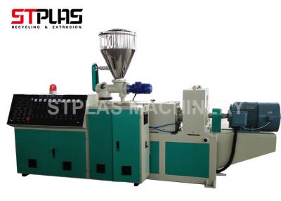 China Máquina plástica del extrusor del tornillo gemelo cónico de la alta capacidad para la granulación del PVC en venta