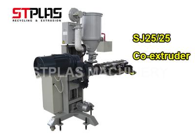 China Compact Single Screw Plastic Extruder Striping Machine For PE PPR Pipe for sale