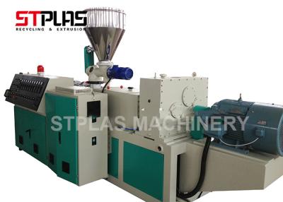 China Conical Two screw extruder SJSZ80 ModelSJSZ80/156 Conical two screw extruder for sale