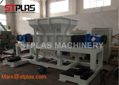 China Double Shaft plastic metal Rubber tire waste Electronic scrap Shredder Machine for sale