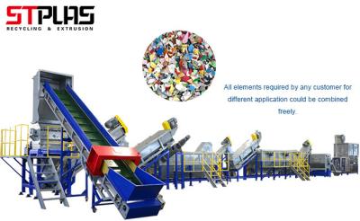 China 3000kg/plástico de H que recicla o equipamento para o material do PE dos PP, economia de energia à venda