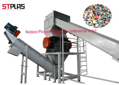 China HDPE semiautomático que recicla a planta de reciclagem do recipiente plástico do PE dos PP da máquina à venda