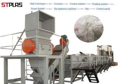 China LDPE HDPE PP Agricultural Plastic Film Recycling Machine / Plastic Washing Line for sale