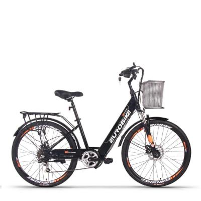 China Etapa elétrica das senhoras com polegadas a mais clara 48v 350w 9.6Ah CYSUM R1 da bicicleta as 26 à venda