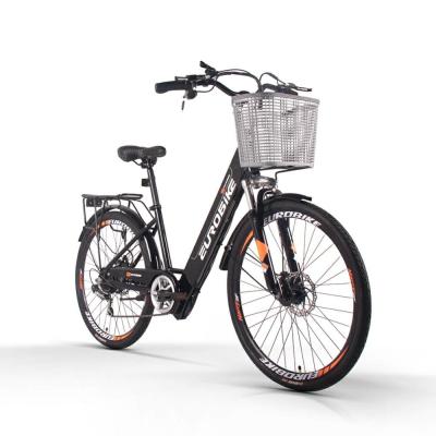 China 350w Women Electric Bikes Female 6 Inch Step Through Ebikes For Short Women for sale