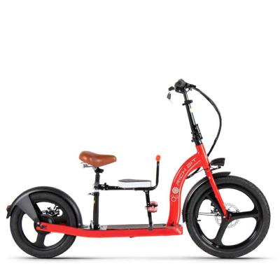 China 10Ah 36v Electric Scooter Bike For Adults Front 20 Inch Rear 16 Inch 350w RICHBIT H100 Plus for sale