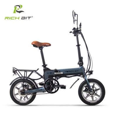 China Folding Electric Ladies Bike 36v 10ah 250w Integrated Portable Rich Bit 619 for sale