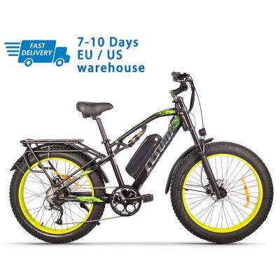China US EU STOCK Ebike Full Suspension Mountain Bike Electric 1000w 750w 50kmh CYSUM M900 for sale