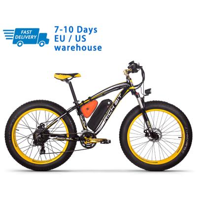 China US EU STOCK 38kmh Fat Tire Electric Bike 1000W Brushless Motor Lithium Battery 17Ah for sale