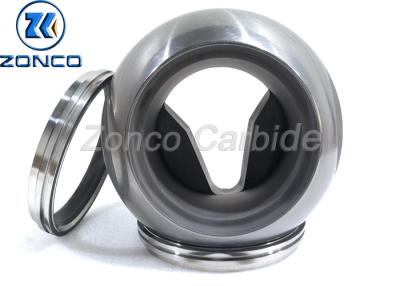 China YG8 Polished Valve Trim / Valve Ball And Seat For Oil Industry ISO Grade for sale