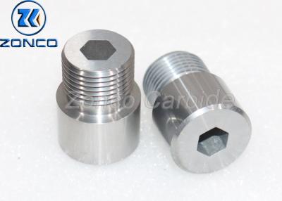 China High Hardness Tungsten Carbide Threaded Nozzle Non Standard Type Available for sale