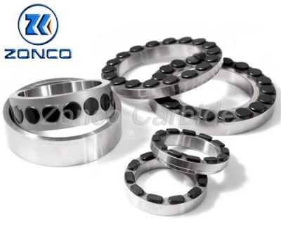 China Oil Field PDC Bearing / Anti Friction Thrust Bearing 124 X80 X 26mm Anti Corrosion for sale