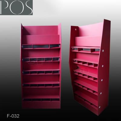 China Recycled retail store corrugated cardboard display stands racks / POP display shelf for sale