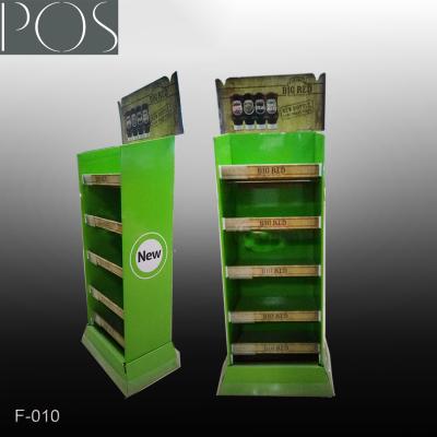 China easy assembly advertising floor display stand for sale
