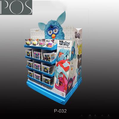China Creative cardboard pallet display stand for children's bag promotion for sale