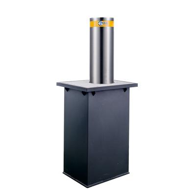 China LED Warning Steel Safety Bollards IP68 Automatic Road Bollard Ascending 3s for sale