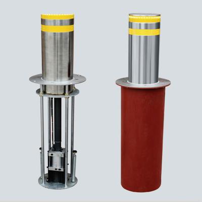 China Flexible Stainless Steel Automatic Rising Bollards Road Safety Smart Parking System for sale