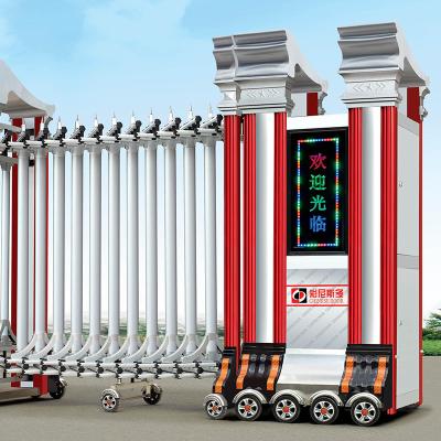 China Puerta retractable eléctrica de acero inoxidable para el centro comercial en venta