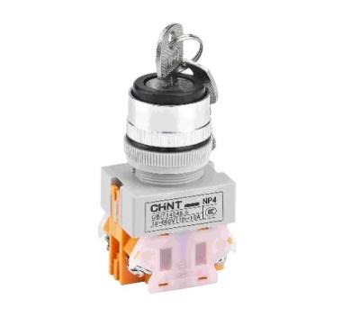 NP4-Y Key IP40 Industrial Control Circuit Pushbutton Switch
