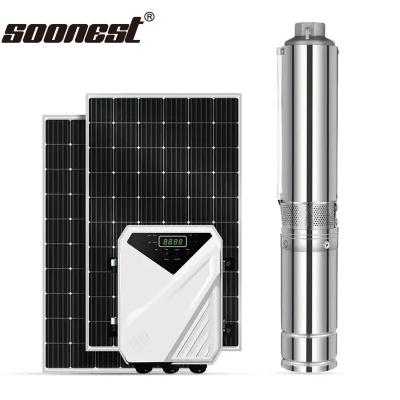 China Solar Panel With Water Pump Price Solar Pumping Machine For Irrigation 10 Hp Submersible Price Pump Solar for sale