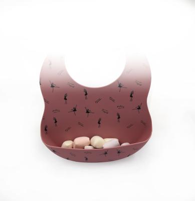 China Hand Washable Waterproof OEM Stainless Baby Silicone Bib for sale