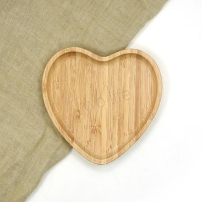 China Suction Baby Silicone Plate 18cm Heart Shaped for sale