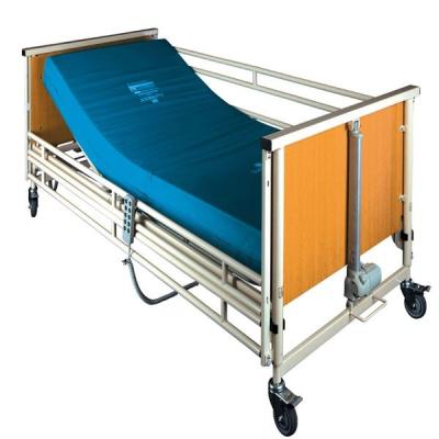 China Cold Rolling Steel Structure Automatic Patient Bed , Wood Medical Adjustable Bed for sale