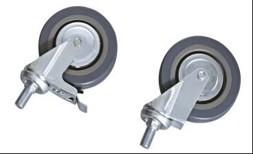 China PU Industrial Hospital Castors With TPR Core Medical Castors For Cart for sale