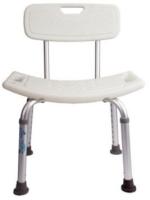 China Practical Shower Aluminum Adjustable Bath Chair Comfortable For Elderly for sale
