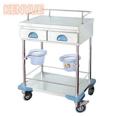 China Hospital Instrument Medical Trolley Cart With 2 Layers 3 Layers Drawers for sale