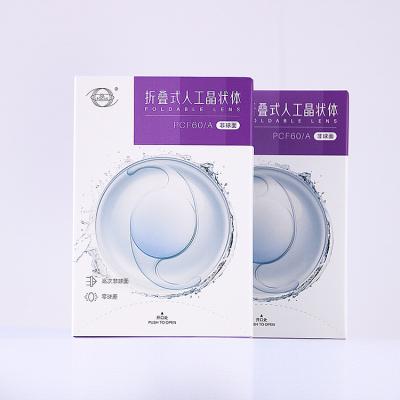 China Leistungsbereich -10 bis 37D Hydrophile Intraokularlinse mit Brechungsindex 1,47 Durchmesser 6,0 mm Entwickelt für die Sehkorrektur zu verkaufen
