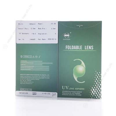 中国 6.0mmの親水性の眼内レンズ滑らかな表面の非球面のIol 販売のため