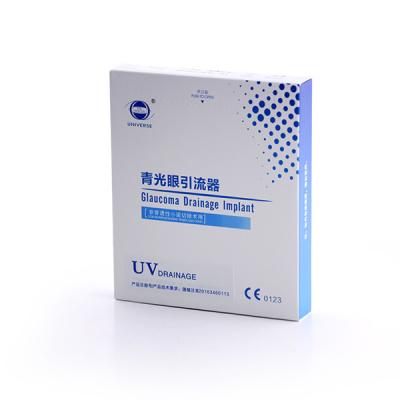 China Anchura hidrofílica de la muesca del implante 0.7m m de la válvula del glaucoma del acrilato del CE en venta