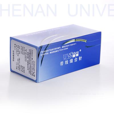 China 3/8 Circle Surgical Nylon Monofilament Suture ISO13485 for sale