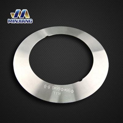 China Mirror Polished Circular Carbide Slitter Knives For Tobacco Industry Machines for sale