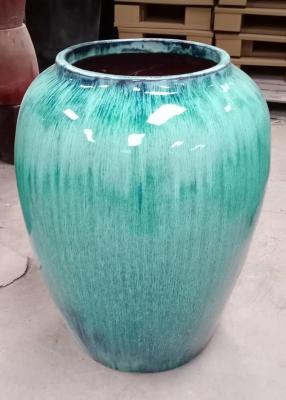 China Glazed Outdoor Ceramic Pots Planters GW7353 en venta