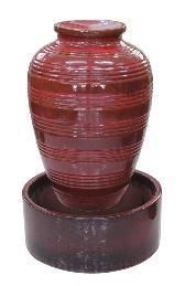 China Fuente de cerámica roja, potes de cerámica GW8748 //al aire libre o interior usado en venta