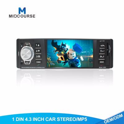 China Hd 1 Din Android Head Unit Fixed Panel Car USB Radio  With BT FM AUX SD Stereo for sale