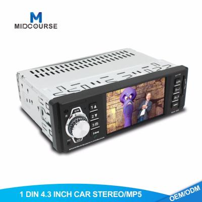 China Universal Single Din Multimedia Player Mp5 Video Player Mp4 Mp3 Radio With Bluetooth USB AUX for sale