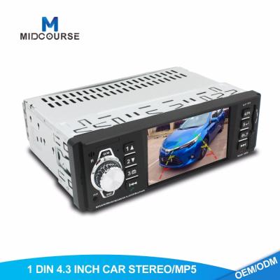 China Universal Single Din Navigation Head Unit  4.1 Inch Screen Car MP5 Player With Bluetooth for sale