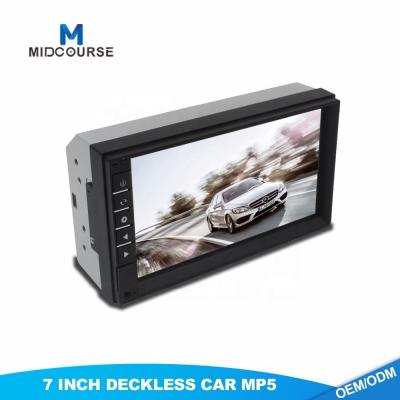 China Touch Screen 2 Din Car Stereo Car Mp5 Mp4 Player 5m Remote Range for sale