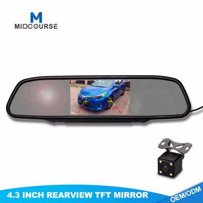 China Waterproof Night Vision Backup Camera System  4.3 Inch  For Car Van for sale