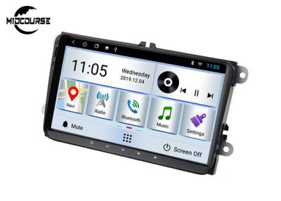 China Navegación GPS de la ROM de la base 1G RAM 16G del reproductor de DVD 1024*600P Octa de Volkswagen del panel del IPS en venta