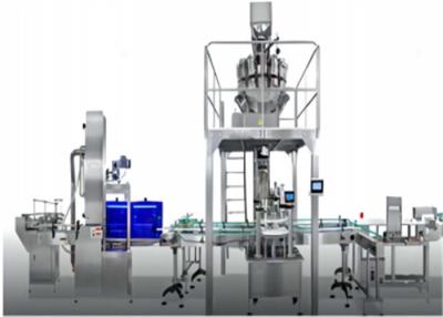China MY-GZX-KL 1 head Particle filling machine production line ± 1-2% for candy, nuts 20-40 bottles/minute for sale