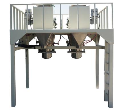 China IN-SGW20 Double Station Quantitative Granular Roller Conveyor Scale Without Bucket For Soybean for sale